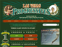 Tablet Screenshot of lasvegasprogressives.com